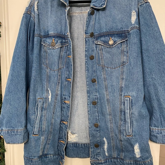 Noisy May Fiona Oversized Jean Jacket - Picture 6 of 6